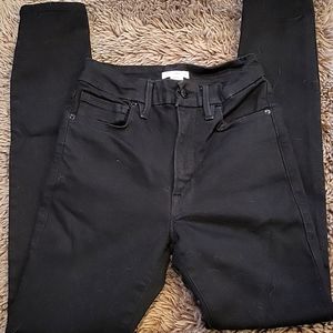 Good American Always Fits , Skinny, Black , Size 6-12